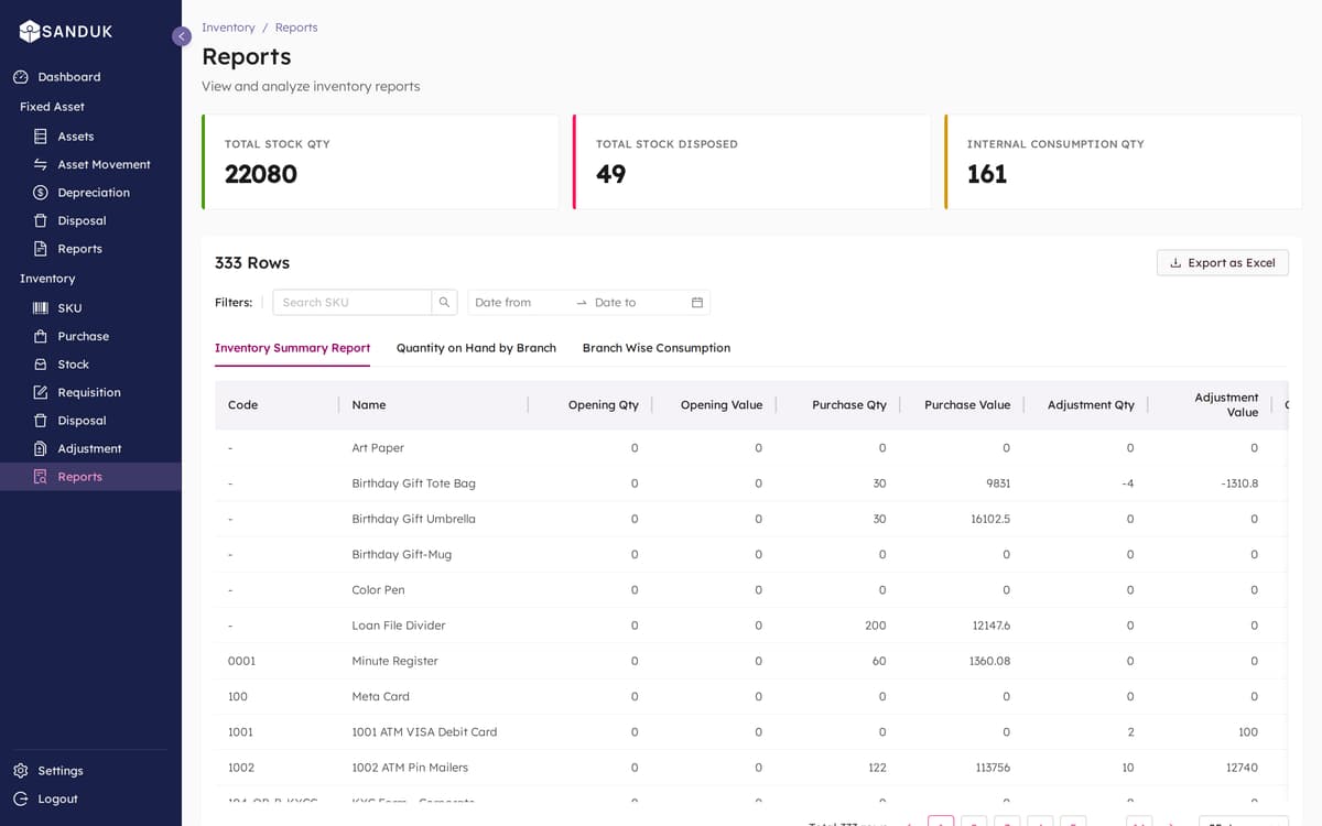 Manamuri interface